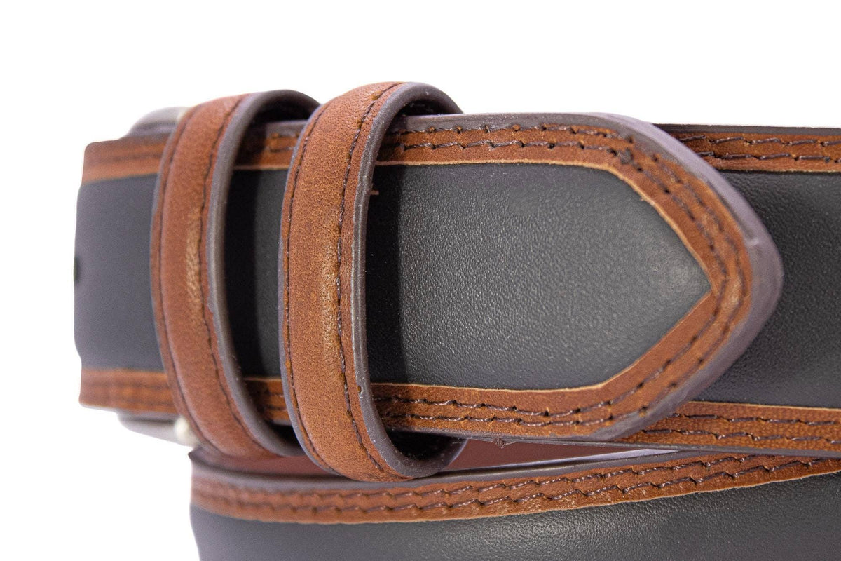 Two Tone Leather Belt