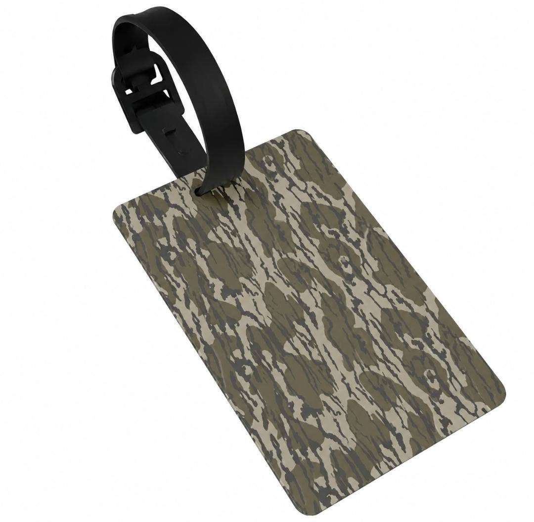 Bottom Camo Luggage Tag