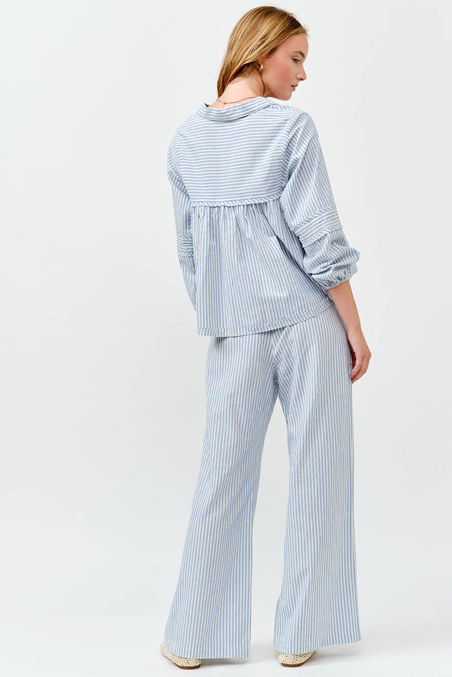Striped Linen Pant