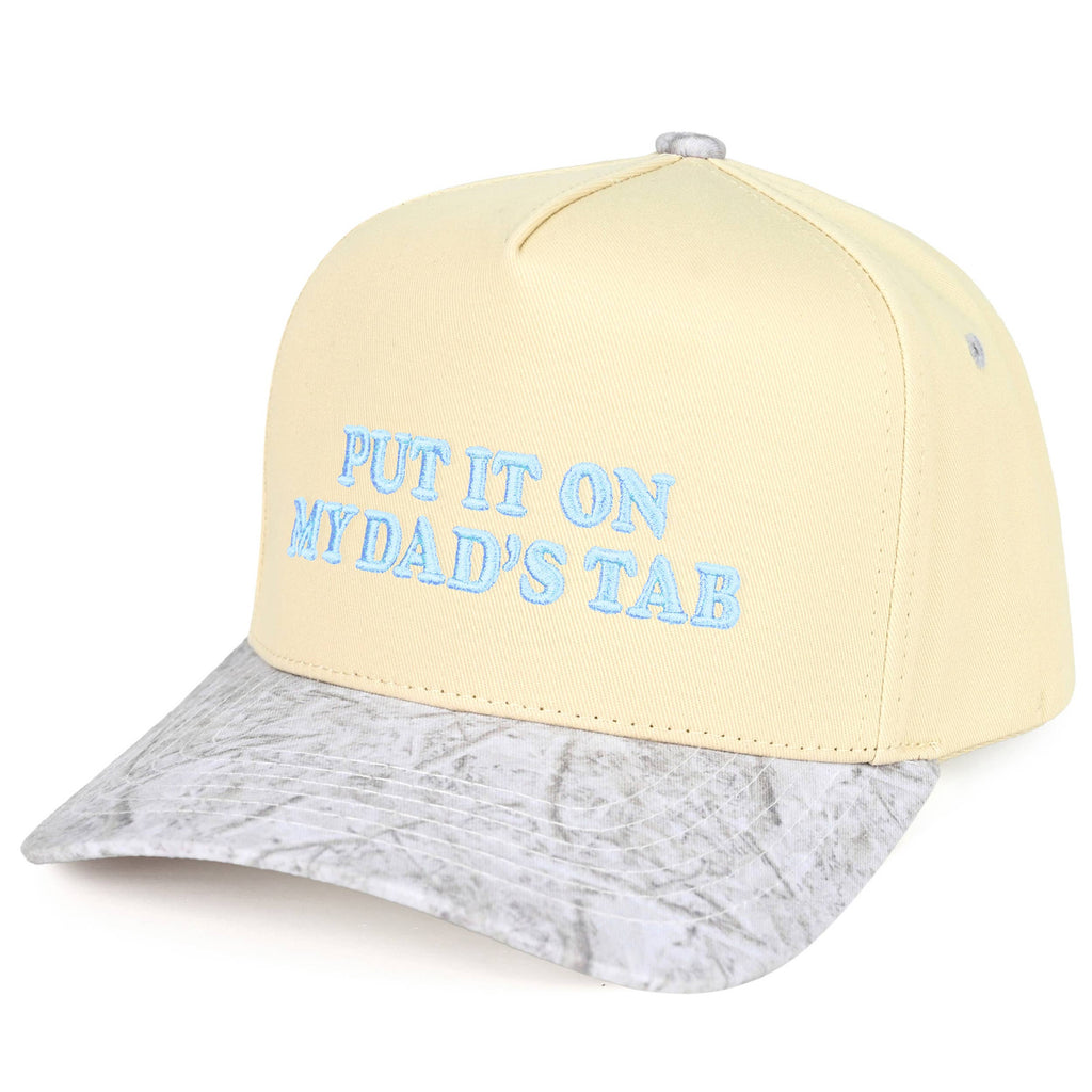 C.C PUT IT ON MY DAD'S TAB Letter Trucker Hat