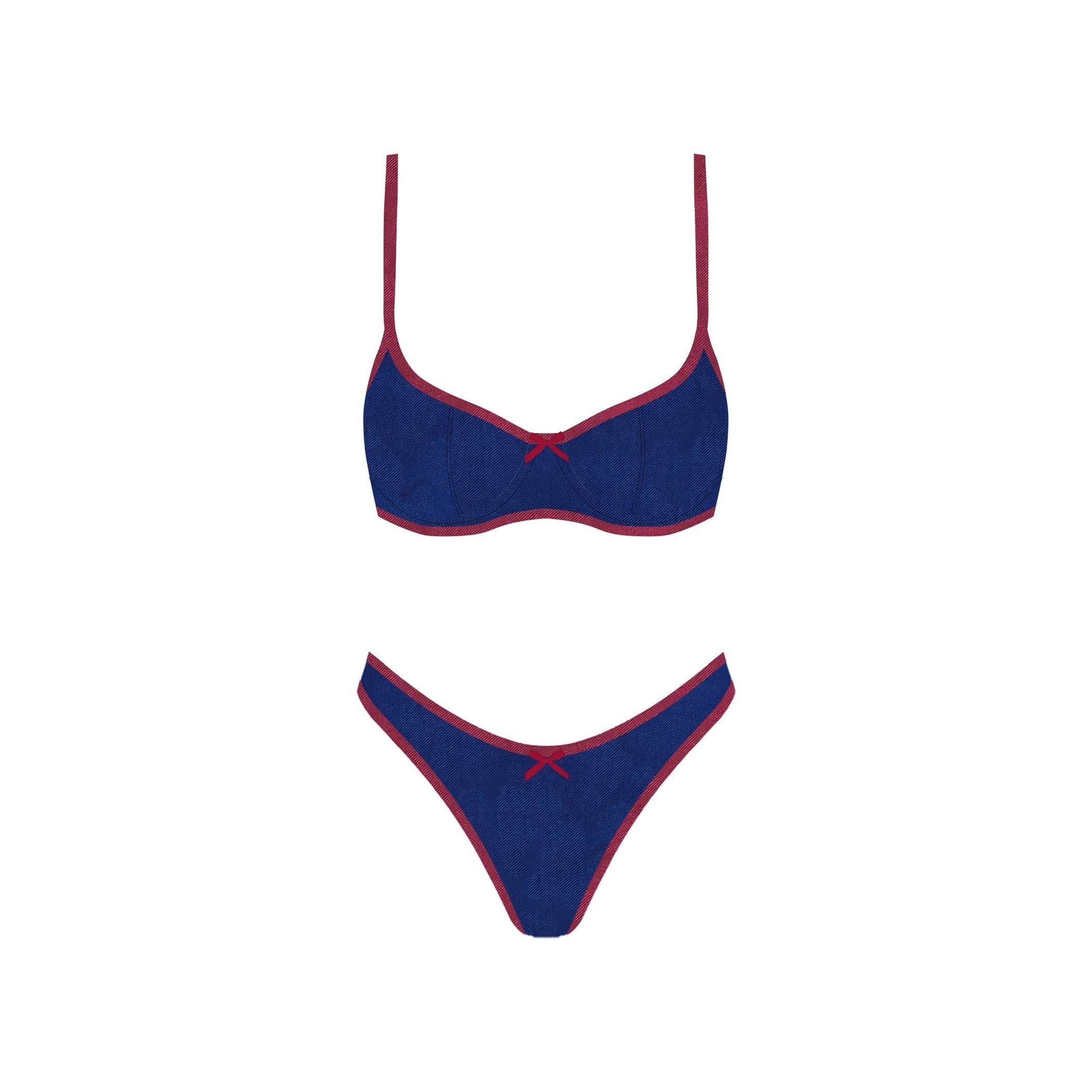 Seaside Picnic Bikini Set