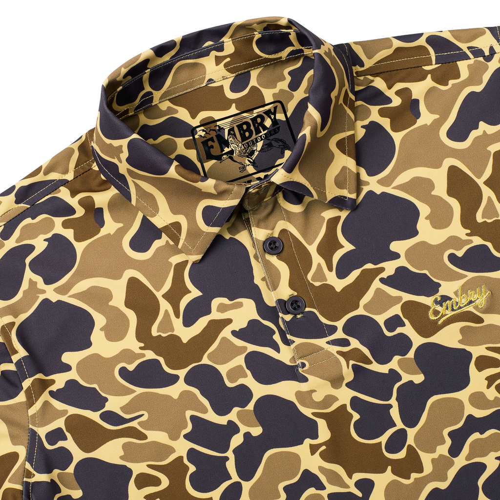 Youth Polo Duck Camo