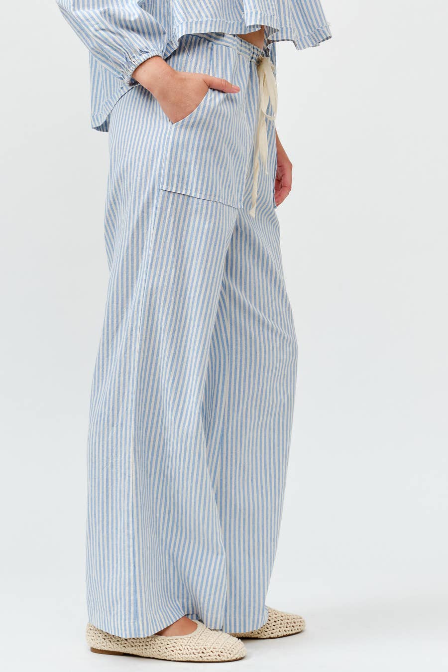 Striped Linen Pant
