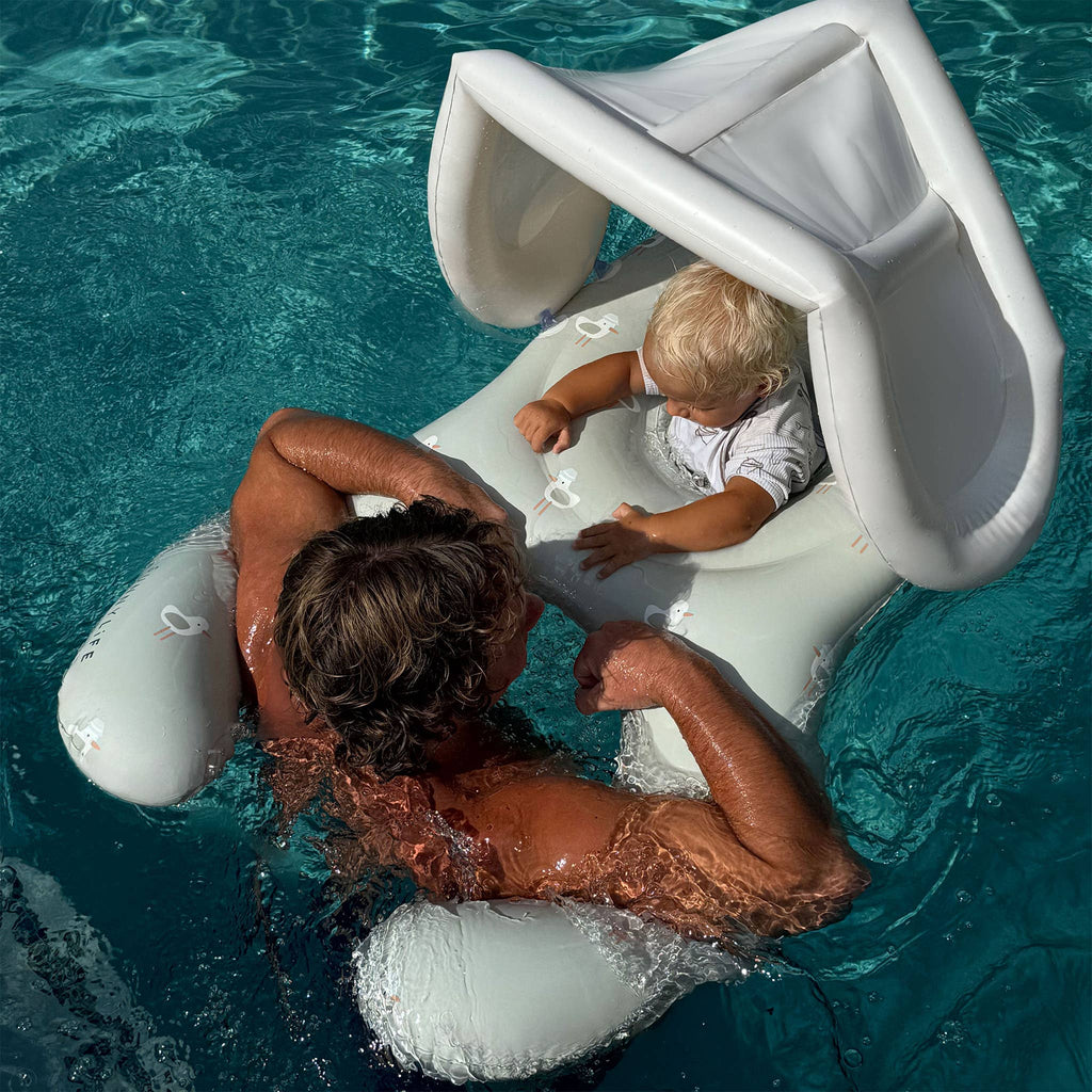 Float Together Baby Seat Sammy the Seagull Green