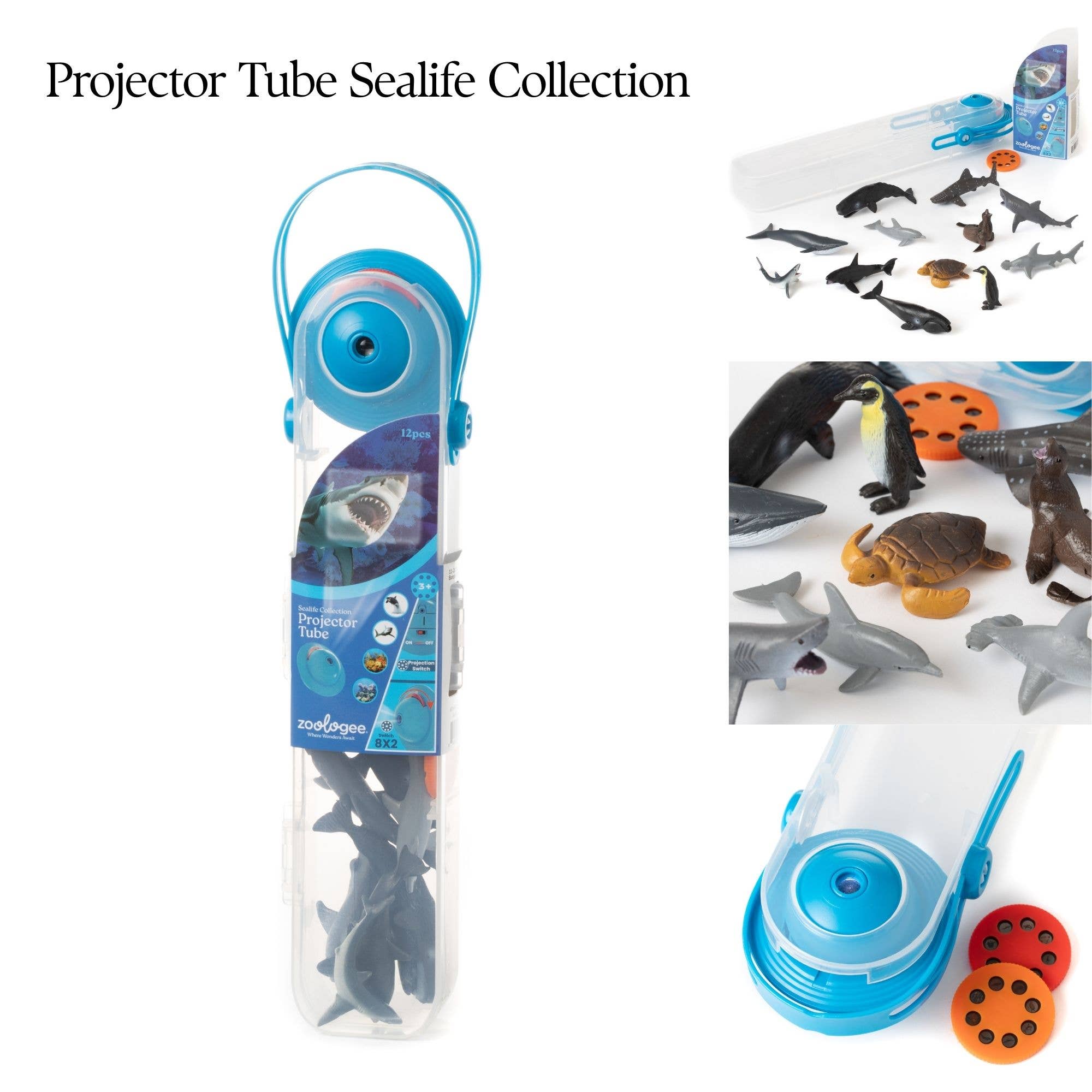 Animal Tube Projector Sealife Collection
