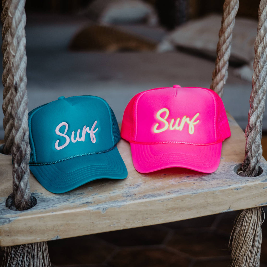 Surf Cursive Foam Trucker Cap
