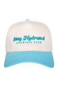 Stay Hydrated Cocktail Club Two-Toned Vintage Hat Grad Gift