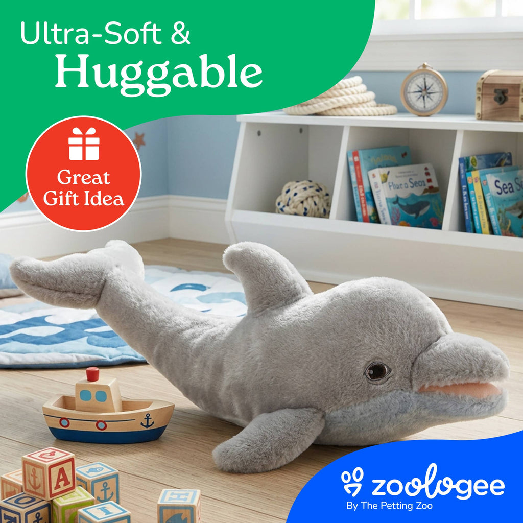 Earth Keeperz Dolphin medium 20" Recycled Plush