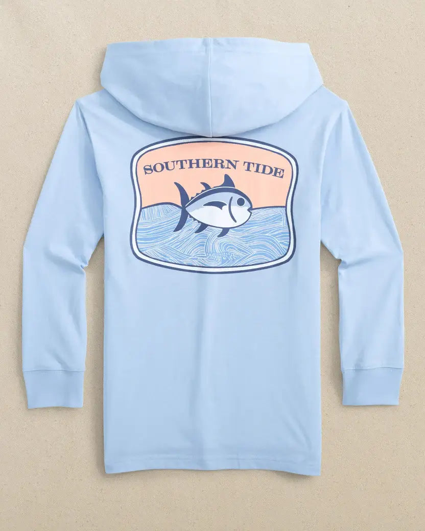 Y LS SJ Beach Badge Hoodie Tee