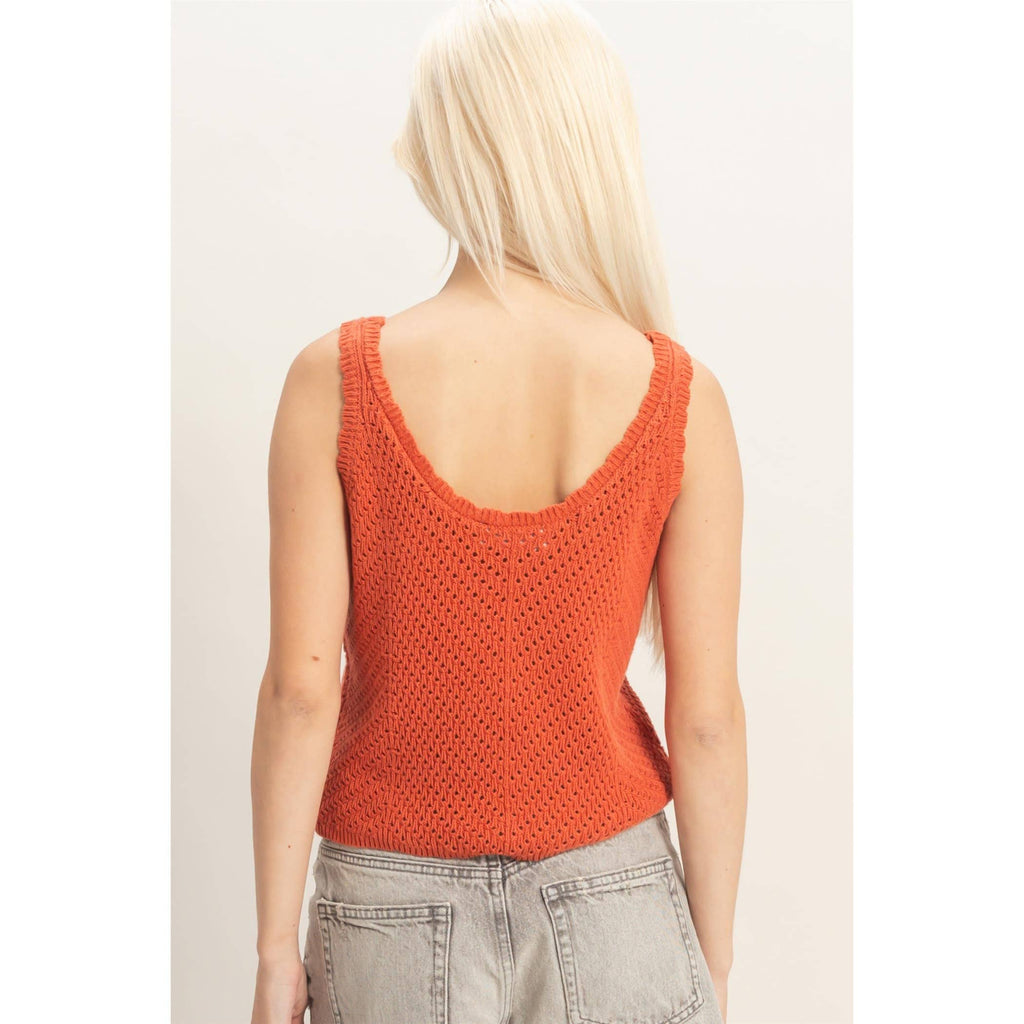 Open Knit Tank