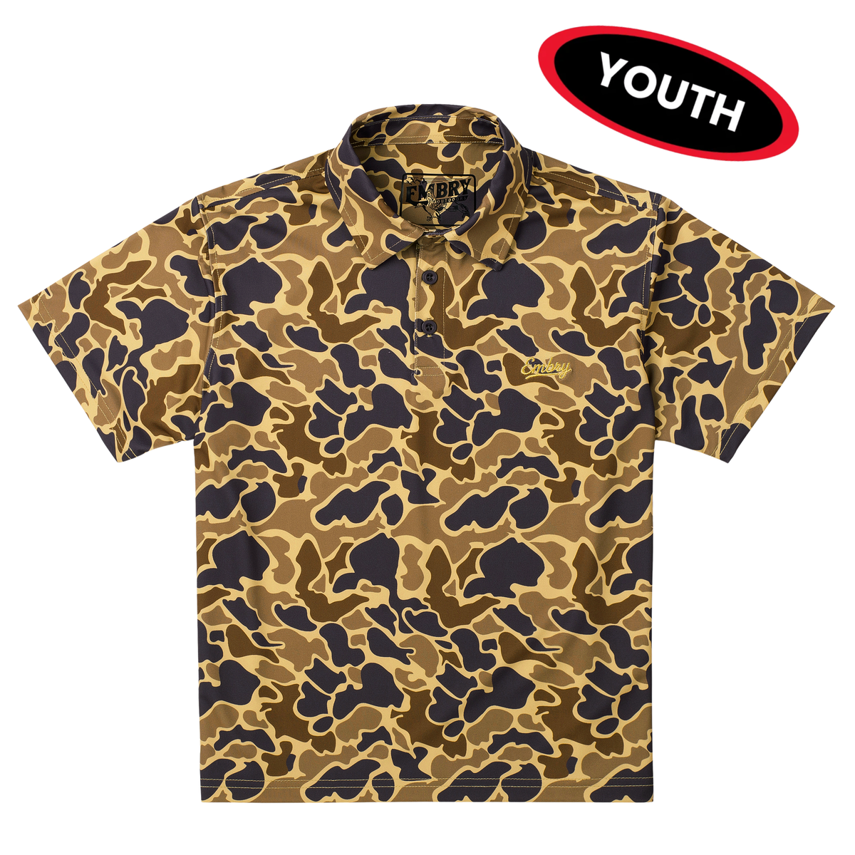 Youth Polo Duck Camo