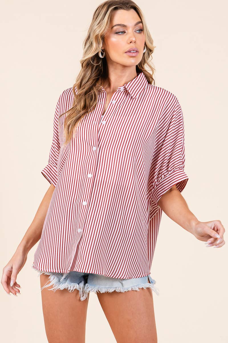 Oversized Button Down Shirt