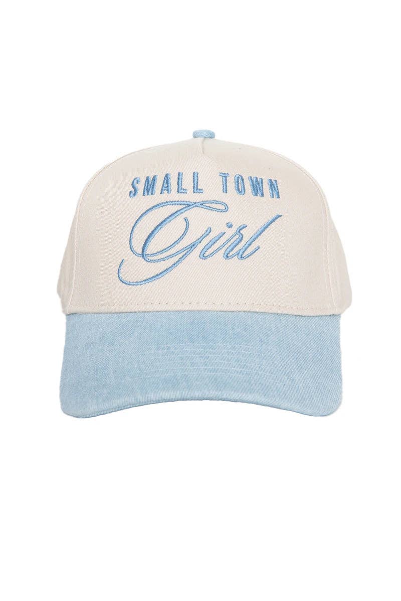 Small Town Girl Trucker Vintage Hat Grad Gift