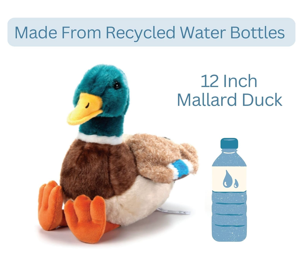 12" (25cm) Wild Onez Mallard Duck Farm/Barnyard Animal