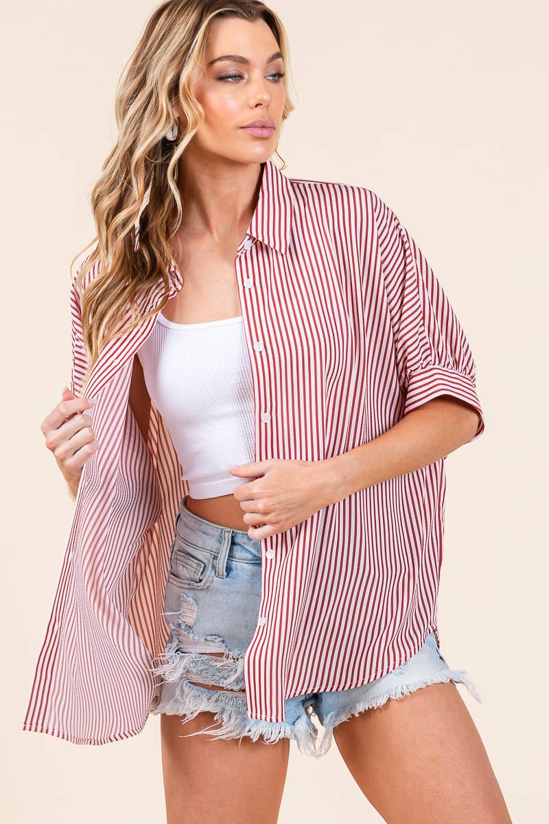 Oversized Button Down Shirt