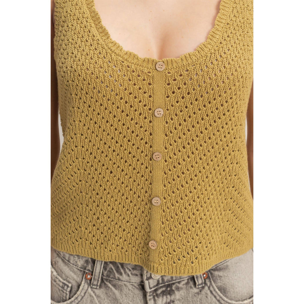 Open Knit Tank